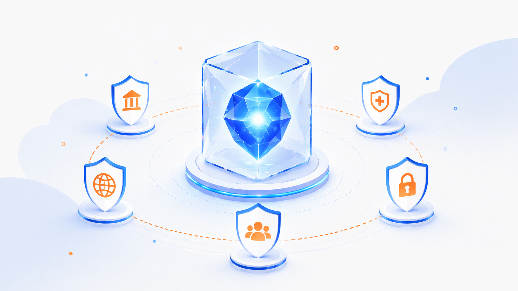 厳重に封印された鍵付きの古い書物と、その周りに漂う青い光の粒子が最先端AI技術の象徴を表すコンセプトイメージ